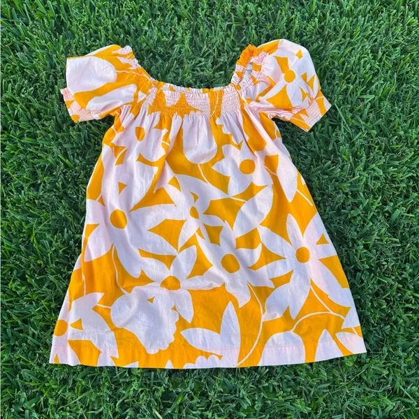 Free People Mila Floral Printed Mini Dress in Tangerine Combo – Size XS NWT - Image 2