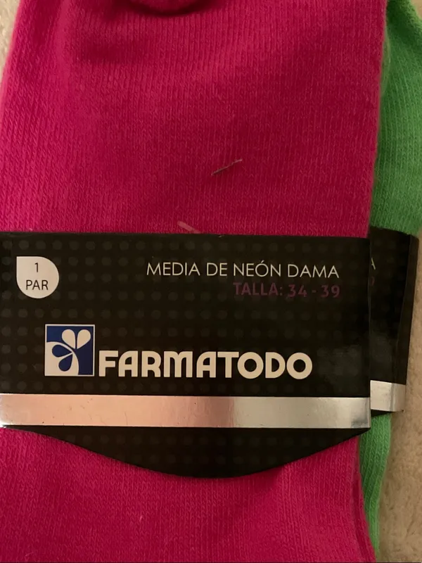 Primark Neon Pink & Neon Green Low Cut Ankle Socks - Pack of 2 - Image 5