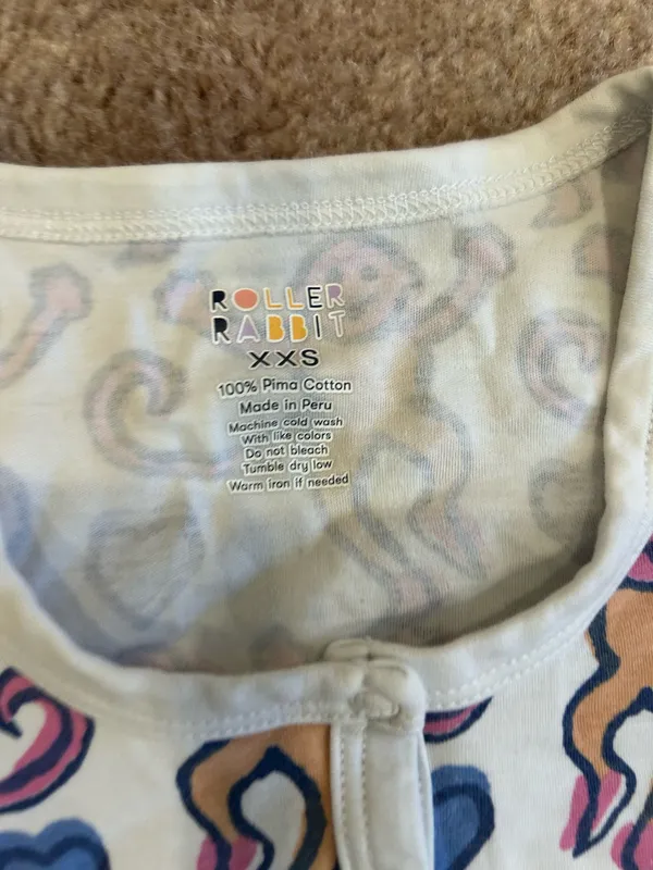 Roller Rabbit Lovely Monkey Long Sleeve Pajama Set - Image 2