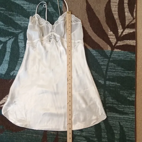 Victoria's Secret Satin Lace Chemise Babydoll Vintage Whimsigoth Fairy M - Image 10