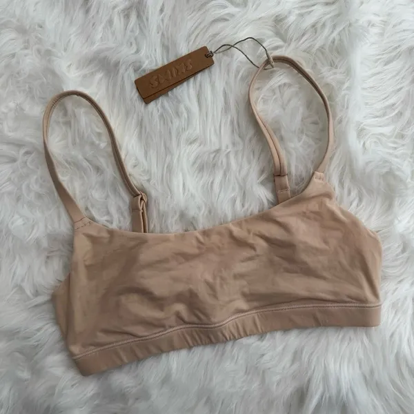 Skims Fits Everybody Scoop Neck Bralette Sand Size XS - Image 3
