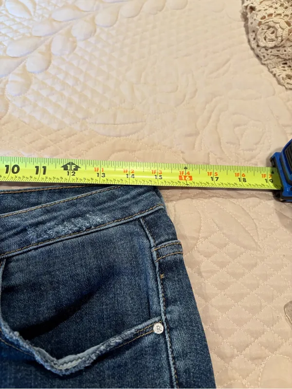 Risen Los Angeles women’s jeans style RDP5599 size 11/30 blue - Image 11