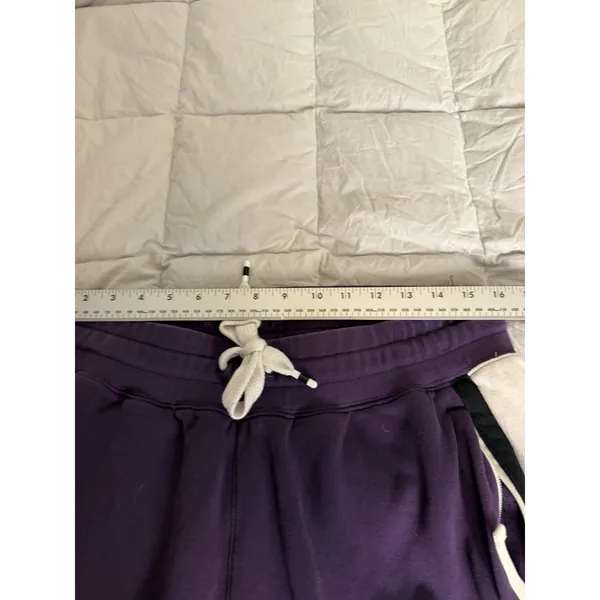 Nike Air Rare Purple White & Black Stripped Pants Large. - Image 11