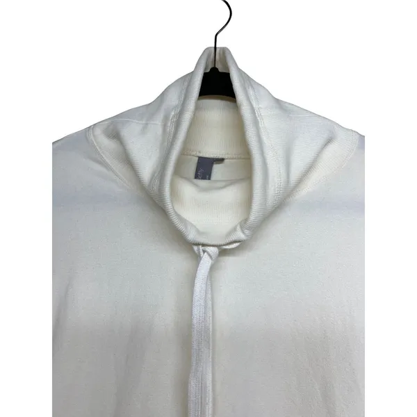 Sweaty Betty Funnel Neck Harmonise Luxe Sweatshirt‎ Cream Women’s Size Medium - Image 4
