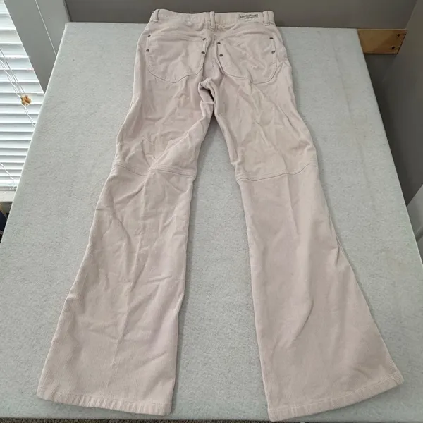 Polo Jeans Co Ralph Lauren Pink Corduroy Flare Pants Womens 12 Pastel Utility - Image 3