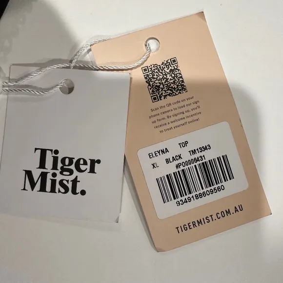 Tiger‎ Mist Women's Black Crop-top - Size XL - NEW With Tags. - Image 8