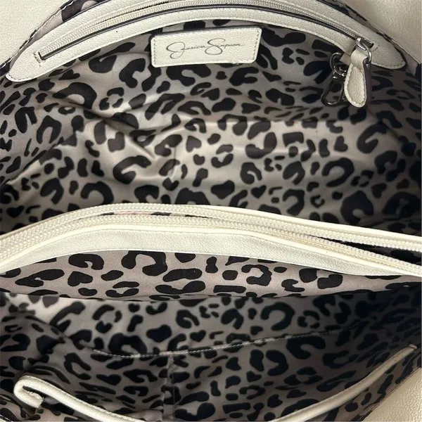 Jessica Simpson Ivory Quilted Ruched Shoulder Bag‎ Women's Casual Elegant - Image 2
