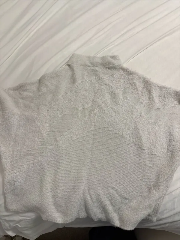 Abercrombie & Fitch Cream Mock Neck Sweater - Image 6