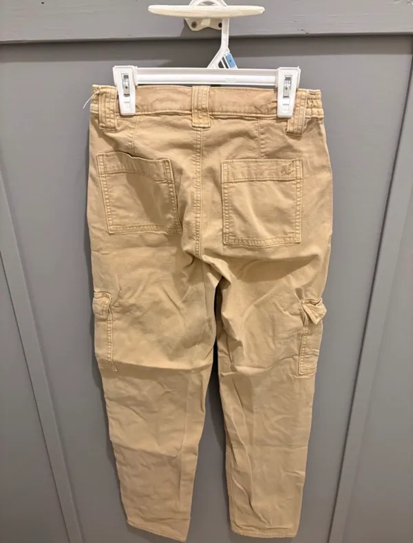 American Eagle Outfitters Khaki Skinny Cargo Pants - Image 4