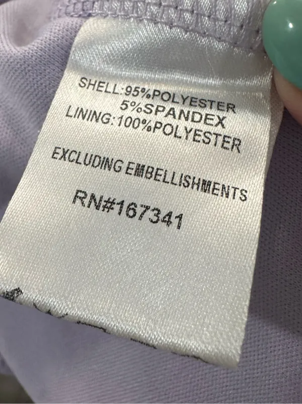 Hello Molly Social Status Strapless Mesh Frill Midi Dress‎ Lilac Medium - Image 4
