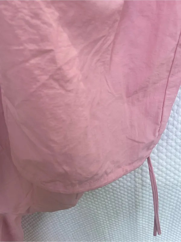 No Vacancy Women’s Pink Cargo Jumpsuit Size M NWT Utility Pocket Adjustable Stra - Image 4