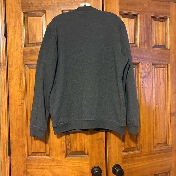Banana Republic Quilted Dark Gray Bomber Jacket ❤️ - Image 2