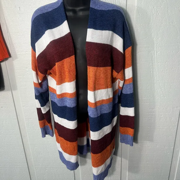Ecowish Women’s Multicolored Cardigan Sweater Size XL EUC - Image 3