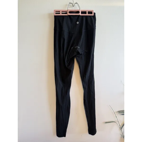 Lululemon Align Ribbed High-Rise Pant 28" size 6 Black‎ Flaws - Image 2