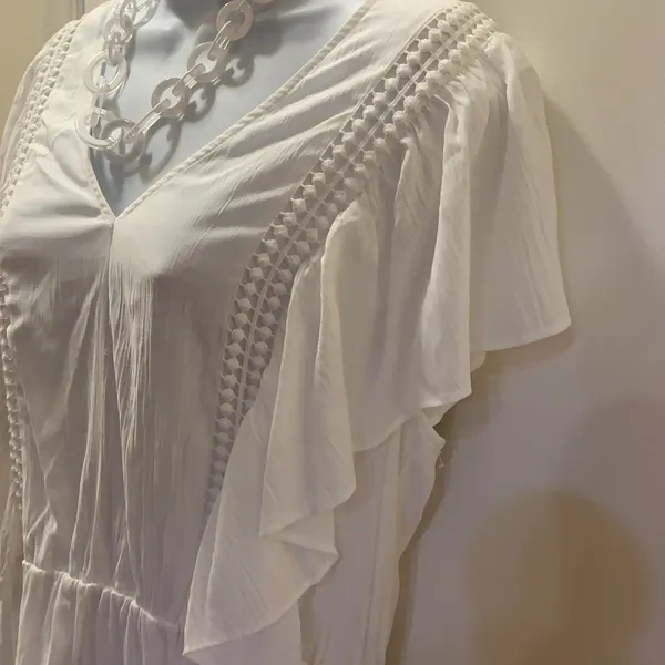 A New Day dress nwot white Victorian style XL - Image 6