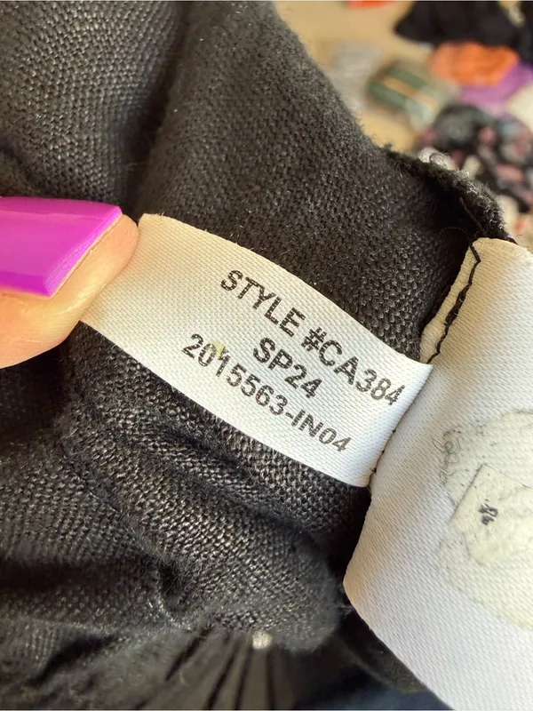 J. Crew Tropez short in linen Black Size XL - Image 6