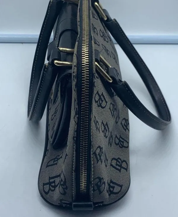 DOONEY & BOURKE black & gray signature D&B logo tote bag - Image 3