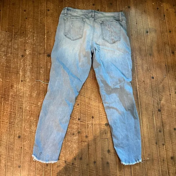Kancan destroyed distressed straight leg 13/30 normcore jeans - Image 3