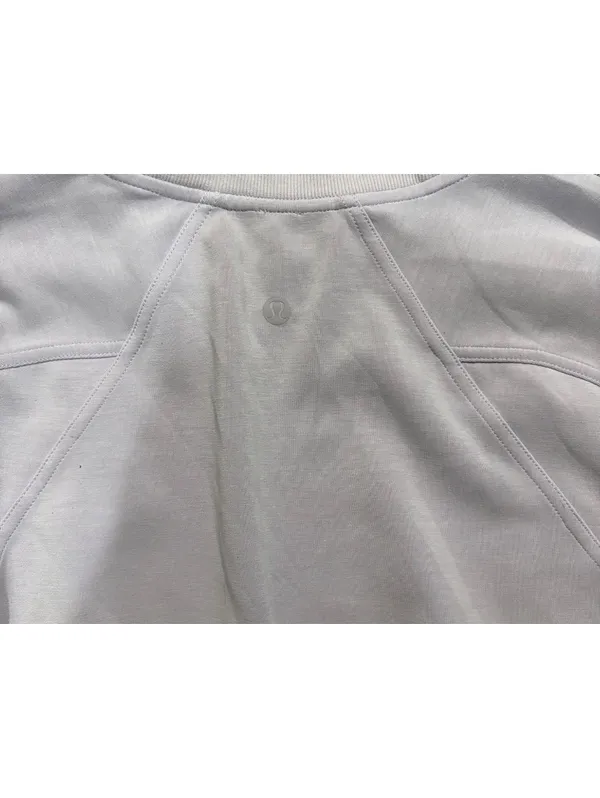 Lululemon Womens Size 6 Lavender Pullover Sweatshirt Long Sleeve Ribbed Hem - Image 4