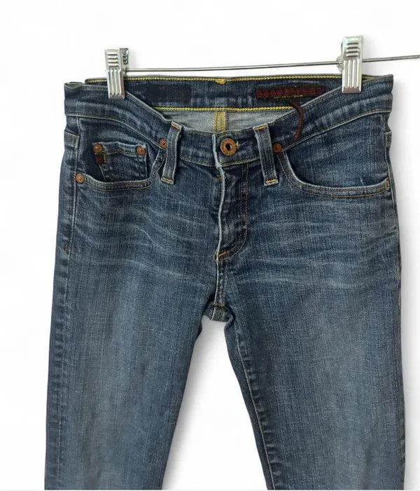 ag adriano goldschmied the jessie curvy boot fit womens jeans size 24 - Image 5