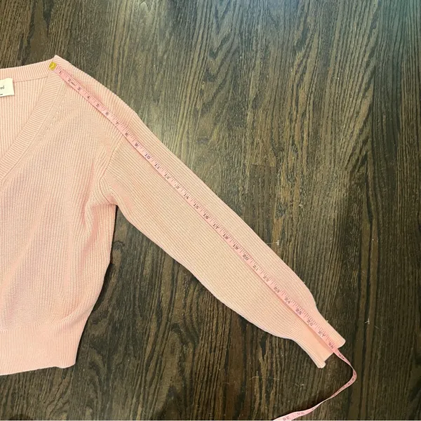 Wilfred Soft Pink V-Neck Sweater - Image 6