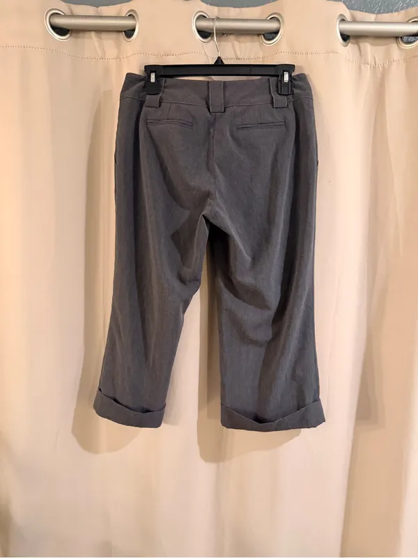 White House Black Market Gray Dress Capris - Image 2