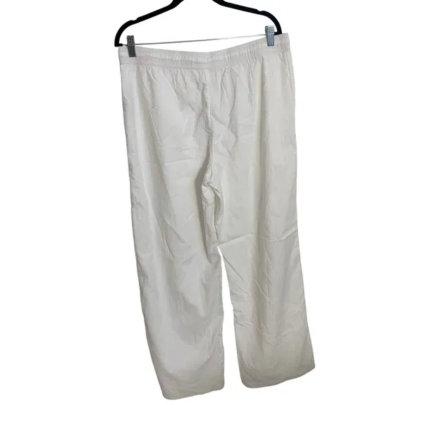 Hollister‎ Seersucker Baggy Pull on Pants NWT size Large Long - Image 4