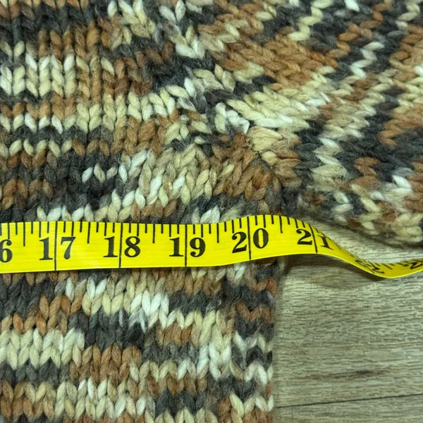 Columbia Multicolor Knit Sweater Turtleneck Wool Blend Size Large - Image 6