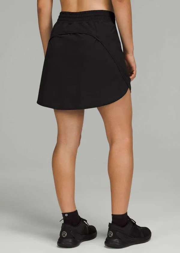 LULULEMON Hotty Hot High-Rise Lined Active Skirt *Long Black Sz 2 XS - Image 2