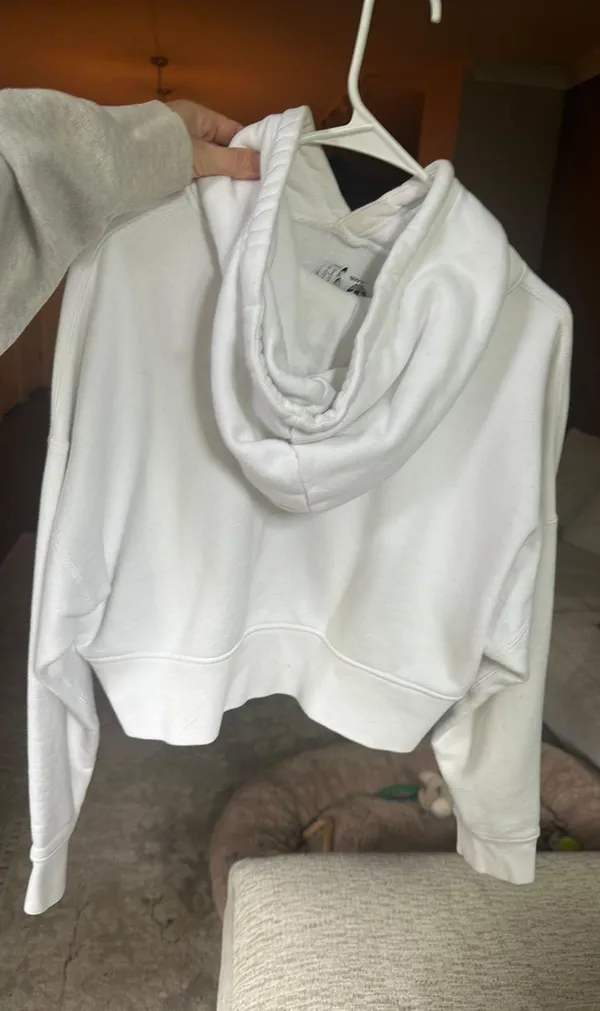 Adidas Cropped Hoodie - Image 2