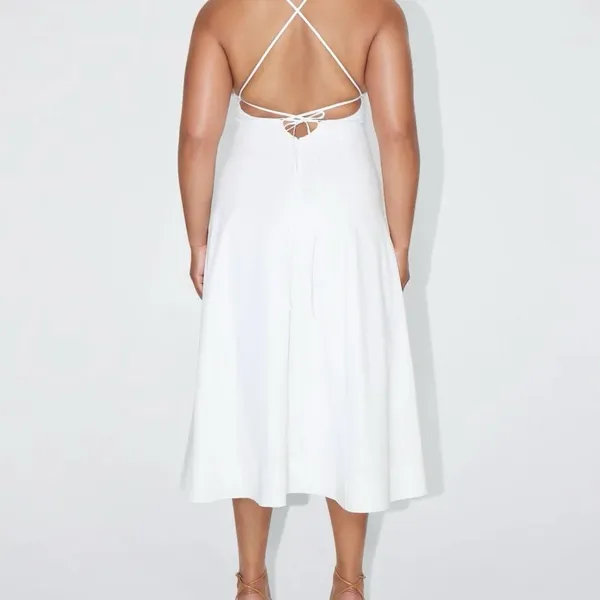 Khy White Dress Size 8 - Image 4