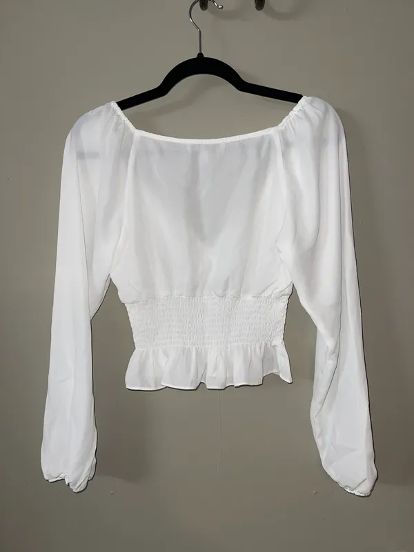 WAYF white blouse - Image 2