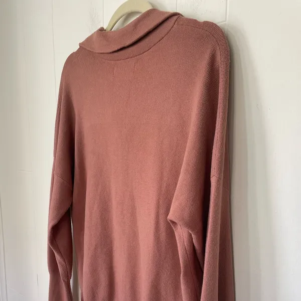 Abercrombie & Fitch Dark Rose Soft A&F Collection 1/4 Zip Sweater ~ Size S - Image 8