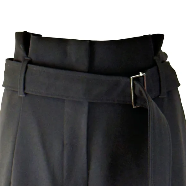 Aritzia Babaton Power Pant Paper Bag Belted Trousers Black - Image 4