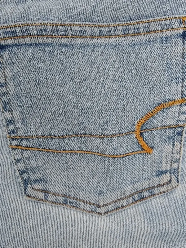 American Eagle 2P 28x29 Light Wash Flare Distressed Jeans Petite - Image 2