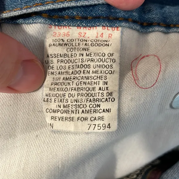 Woolrich Women's M Vintage 80s 14 Stone Wash Faded Knee Length Denim Jean Skirt - Image 3
