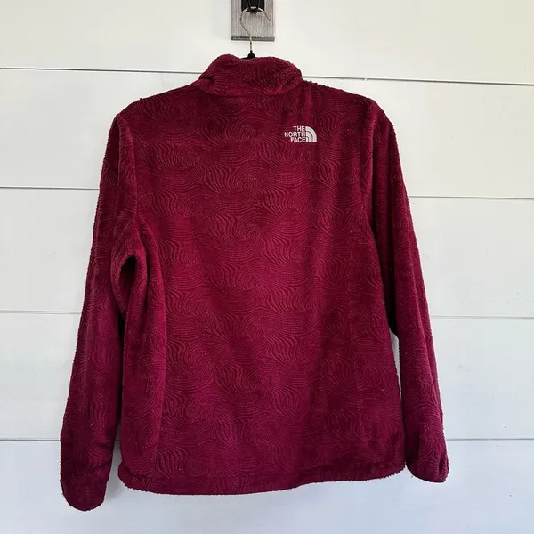 The North Face Women’s Maroon Small Osito Patterned Jacket - Image 3