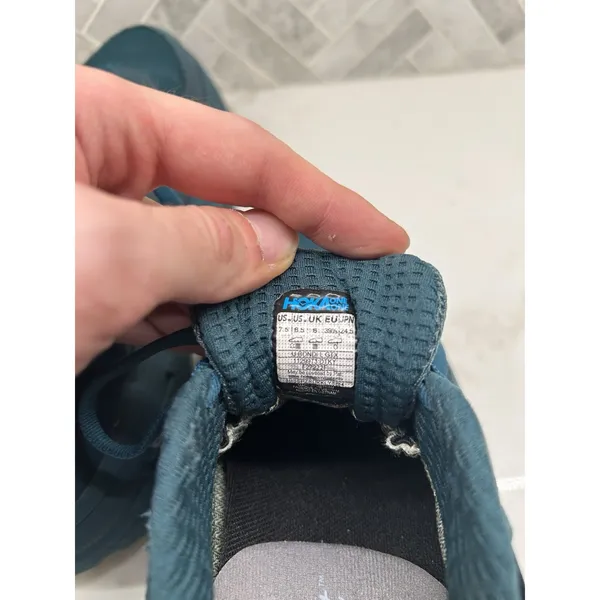 Hoka One One Bondi L GTX Leather Gore Tex Deep Teal Sneakers Shoes Womens 7.5 - Image 8
