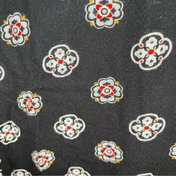 Old Navy Casual Floral Medallion Print MicroPleat front Tshirt Dress Navy XS - Image 12