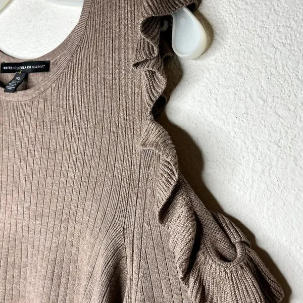 WHBM Cold‎ Shoulder Sweater - Image 5