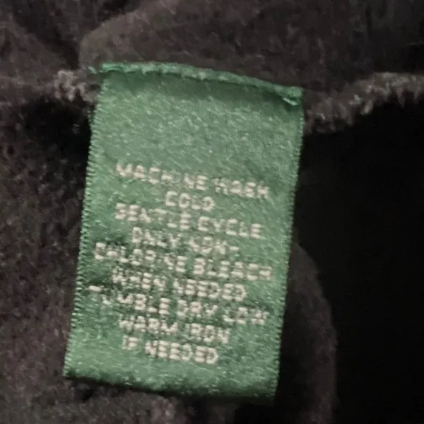 Lauren Ralph Lauren Hoodie Womens XL Gray Full Zip Snap‎ Front Jacket - Image 5