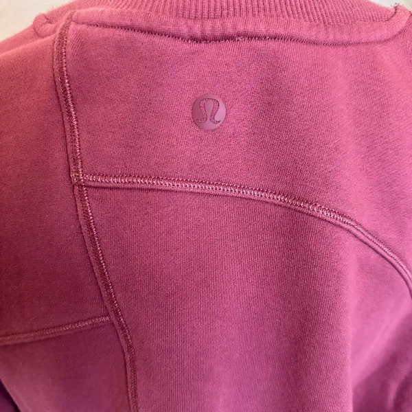 lululemon sweatshirt oversized size XS Broken Beats Plum athletic - Image 5