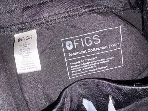 Black Zamora FIGS Jogger Scrub Pants Women’s - Image 4