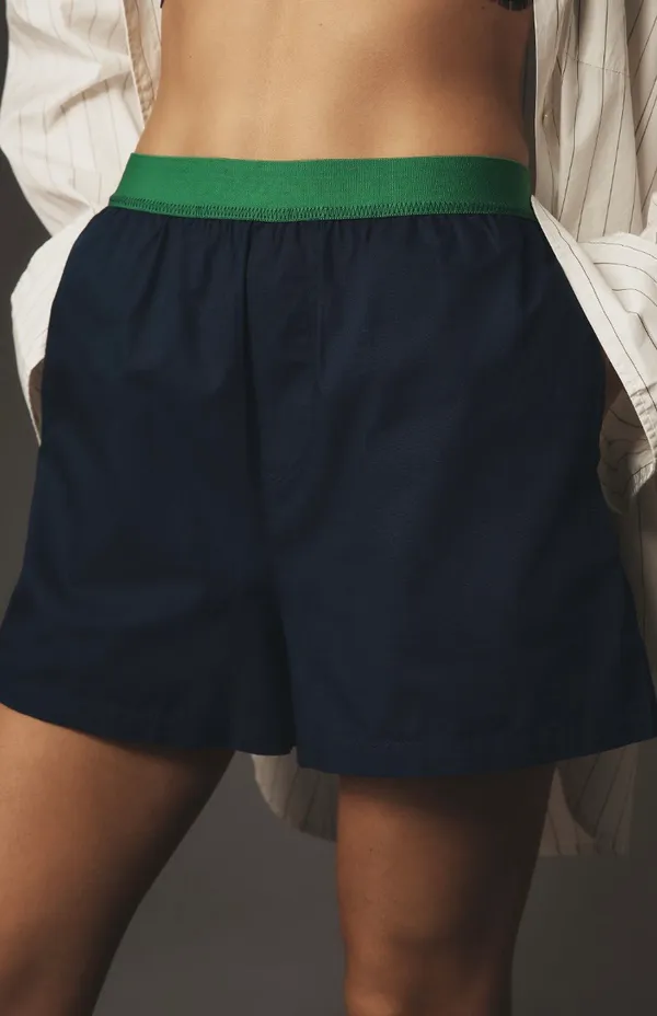 Anthropologie Colorblock Boxy Shorts, Size S - Image 3