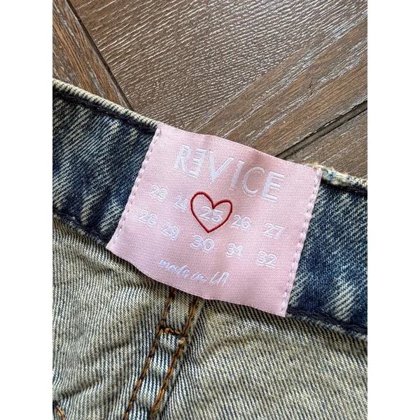 Revice Denim Venus Cut Off Shorts Womens Blue Size 25 - Image 3