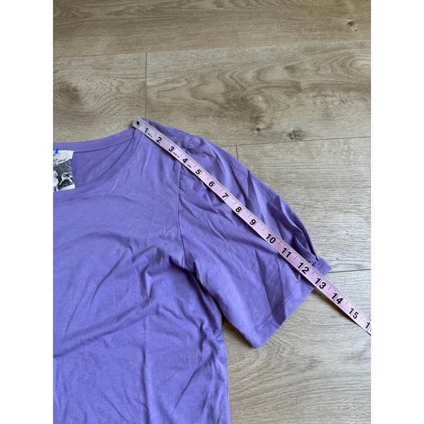 NWT Another Love Lu's Couture Springfield boutique purple puff sleeve top size M - Image 7