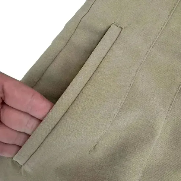 ZARA High Waisted High Rise Viscose Blend Taupe Beige Women’s Pants SZ S #2013 - Image 9