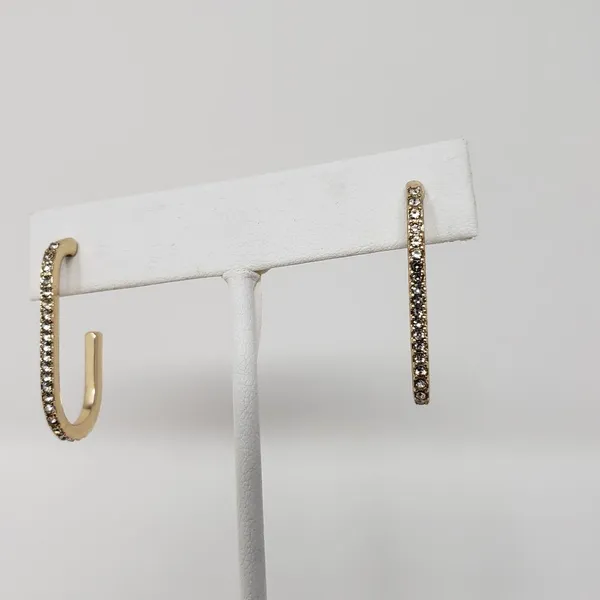 NWT Sugarfix by Baublebar Gold-Tone 3 Pack Oblong Hoop Post Earring Set Women's - Image 6
