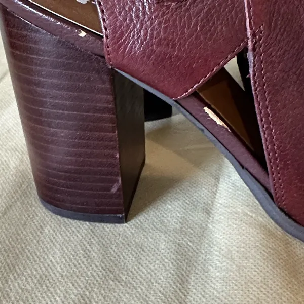 Tommy Hilfiger Leather Sling back Heels - Image 9