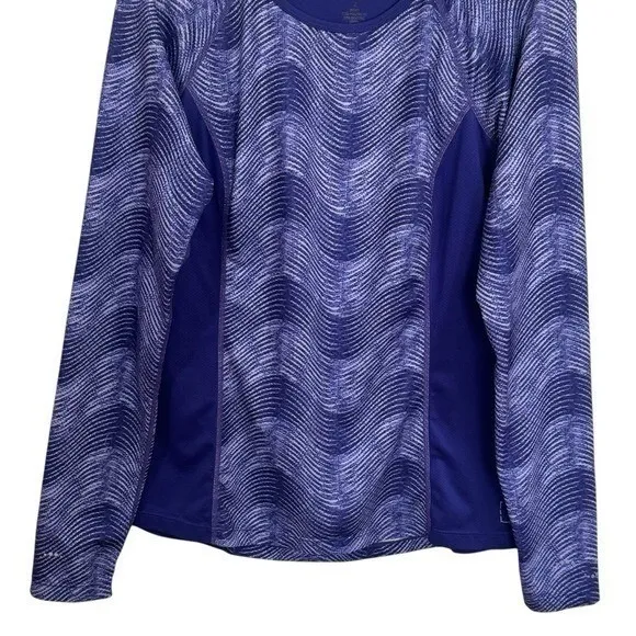 REI Purple Reflective Athletic Long Sleeve Hiking Camping Outdoors Comfort S - Image 4